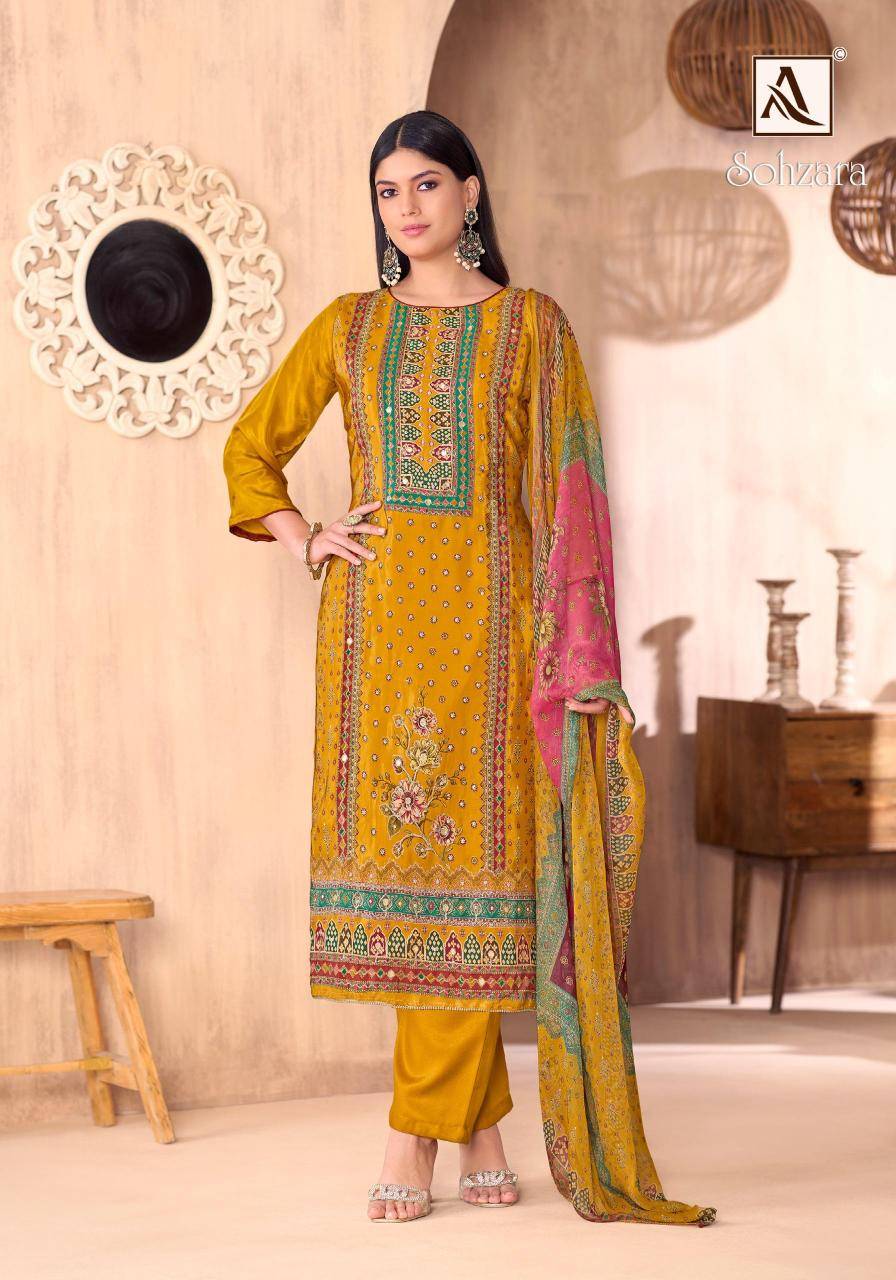 Alok suit sohzara Dress material wholesalers in Delhi